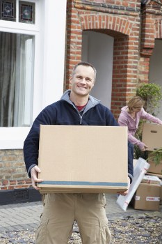 Man With A Van team sorting recyclable materials during a sustainable clearance