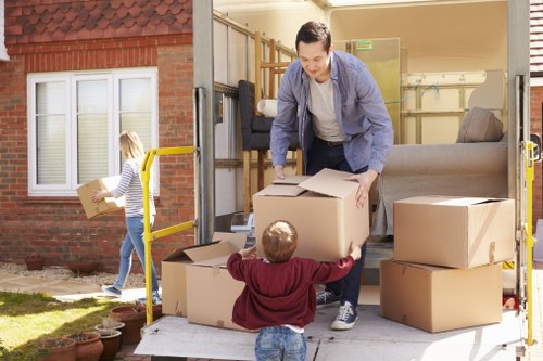 Commercial moving van service for London offices