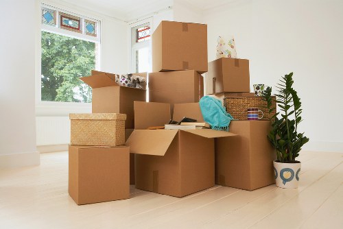 Local London moving truck ready for collection and delivery