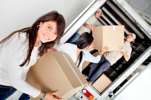 London business relocation with office furniture and IT equipment
